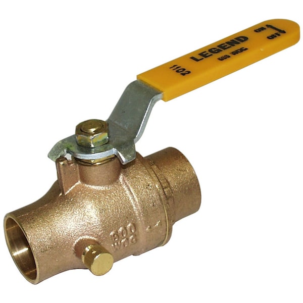 1" S-1102 NO LEAD BALL VALVE